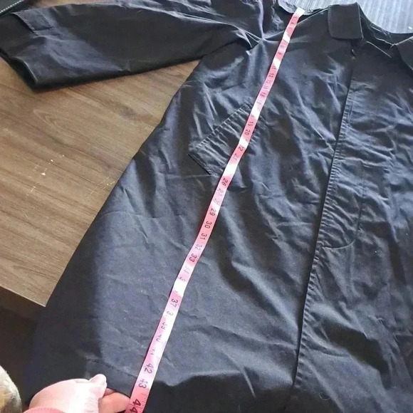 Vintage Neptune Garment Co. Military Man's Trench Coat All Weather Size Long 42 - Picture 13 of 13